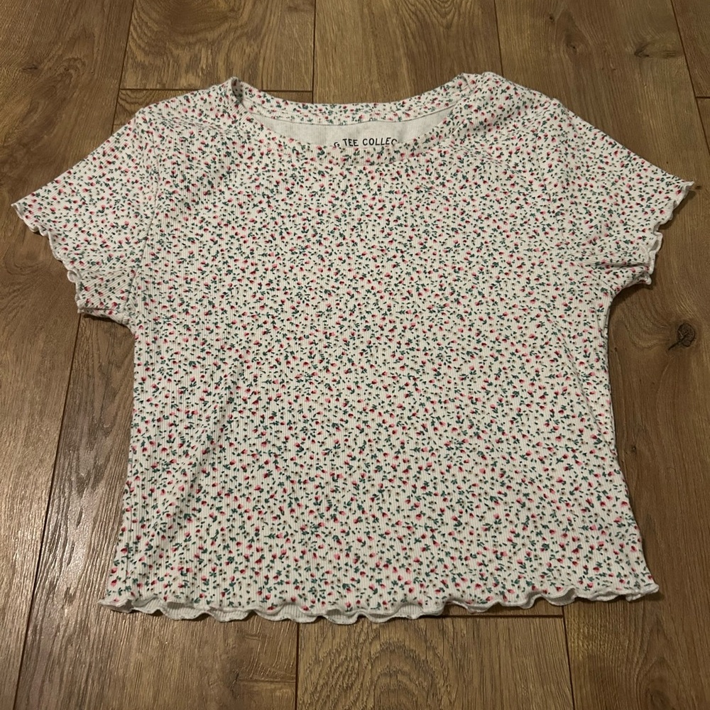 American eagle cropped soft tee